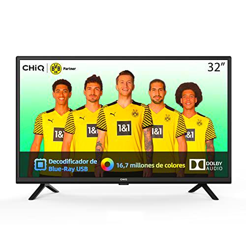 CHiQ TV L32G5W, 2022 Televisión 32 Pulgadas LED No Smart TV