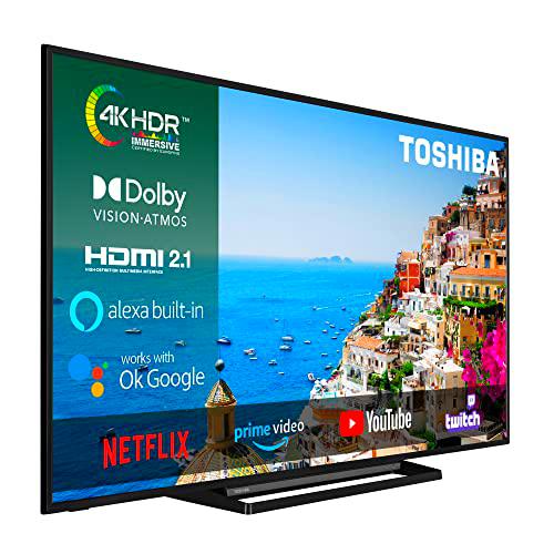 Toshiba 55UL3C63DG Smart TV 55 Pulgadas, 4K HDR Dolby Vision