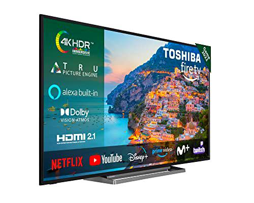Toshiba 55UF3D63DA Smart TV Fire TV 55 Pulgadas, 4K Ultra HD