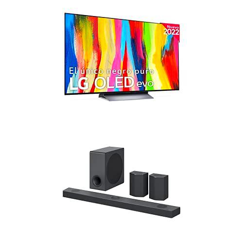 LG OLED77C24LA - Smart TV webOS22 77&quot; 4K OLED + S95QR