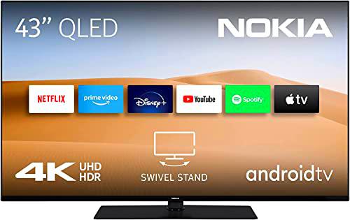 Nokia Smart TV - 43 Pulgadas (108 cm) Android TV - QLED 4K UHD