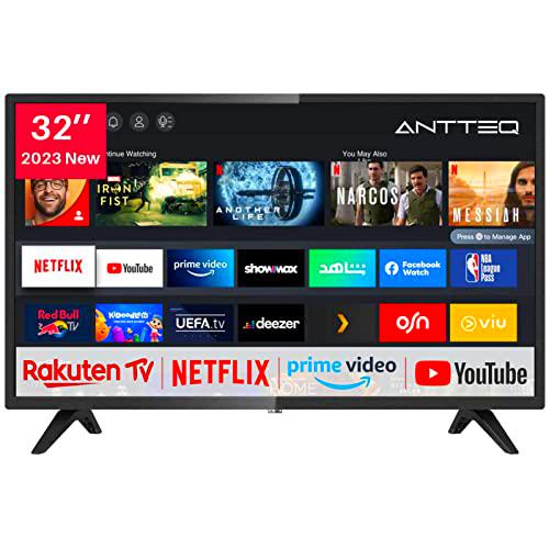Antteq AV32H3 Smart TV 32 Pulgadas (80 cm) Televisores con Netflix