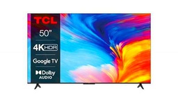 TCL Televizorius TV Set 50|4K/Smart|3840x2160|Wireless LAN|Bluetooth|Google TV|Metallic|50P635