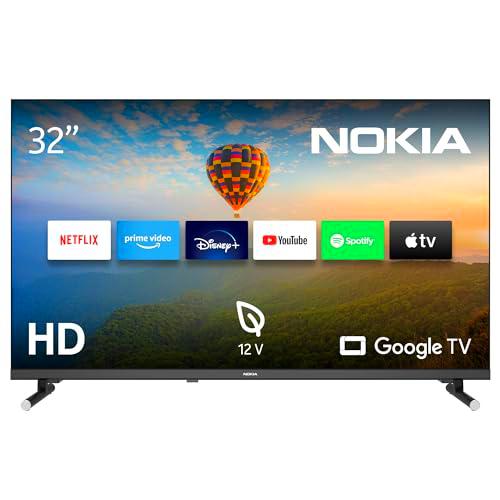 NOKIA 32 Pulgadas (80 cm) Google TV HD 12V (WLAN, Triple Tuner DVB-C/S2/T2