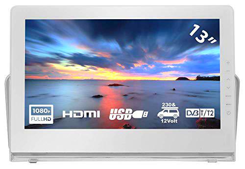 HKC P13H6 Mini TV portátil (TV Full HD de 13 Pulgadas) HDMI + USB