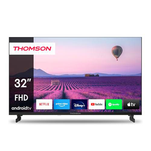THOMSON 32 Pulgadas (80 cm) FHD LED TV Smart Android TV (WLAN