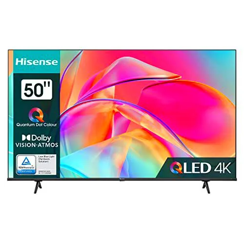 Hisense 50E7KQ 126cm (50Zoll) Fernseher, 4K UHD, QLED de Hisense