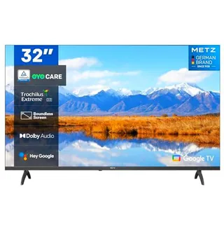 METZ 32" MTE6000 2K Smart Google TV con Dolby Audio