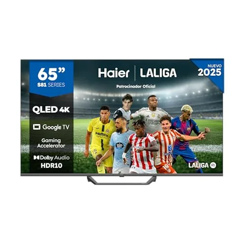 Haier QLED 4K UHD H65S81FUX - 65", Smart TV, Google TV