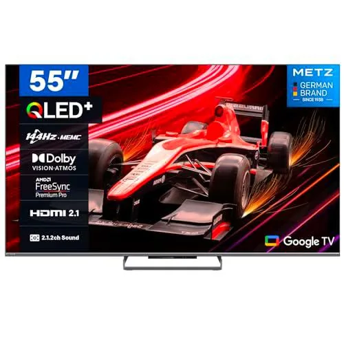 Metz Smart TV, MQE7600Z, 55", QLED, 4K, UHD, HDR 10+ de Metz