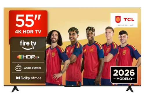 TCL 55V6D Televisor 55 Pulgadas 4K UHD Smart TV, Fire TV