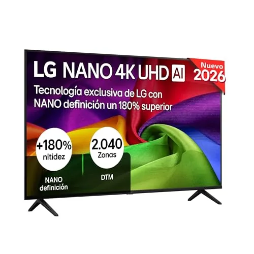 LG 50NU800B6LC - Smart TV Nano UHD AI 50" 4K Sin Reflejos 94%