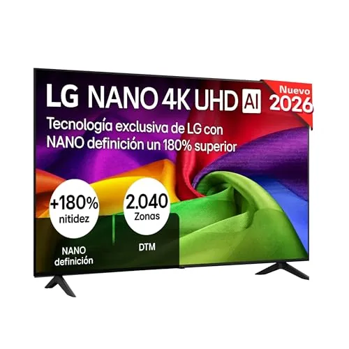 LG 65NU800B6LA - Smart TV Nano UHD AI 65" 4K Sin Reflejos 94%