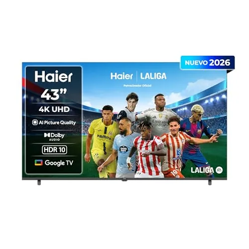 Haier K85 4K UHD 43" H43K85GUX, Smart TV con Google TV