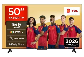 TCL 50V6D Televisor 50 Pulgadas 4K UHD Smart TV, Fire TV