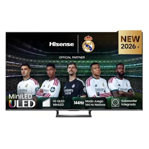 Hisense 75E8S - MiniLED 75 Pulgadas Smart TV 4K, Quantum Dot Color
