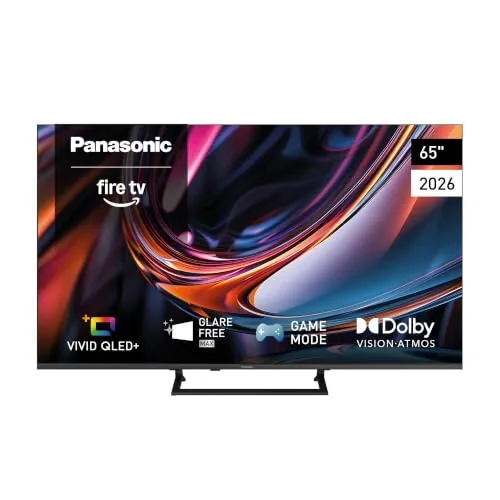 Panasonic TV-65W80C, 4K UHD Vivid QLED+, Glare Free MAX