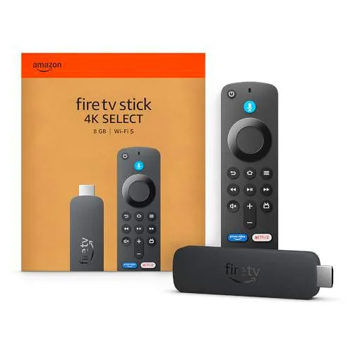 Amazon Fire TV Stick 4K Select (última generación): comienza a reproducir contenido 4K en streaming