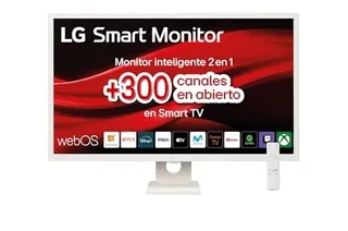 LG 32SR50F-W - Smart Monitor, 32", Pantalla IPS, 1920x1080