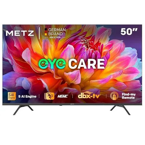 Metz 50MUF7000Z 50" Smart TV, 4K UHD Google TV, S AI Engine
