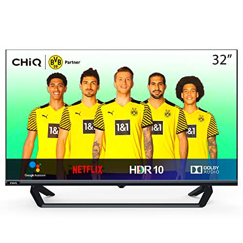 CHiQ L32H7SX Smart Android TV, 32 Pulgadas(80 cm), LED,HD