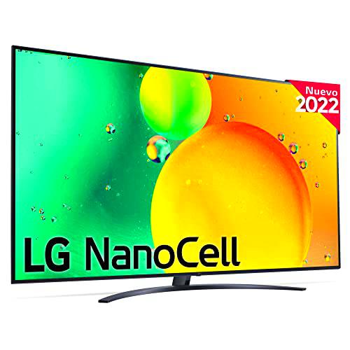 Televisor LG 75NANO766QA - Smart TV webOS22 75 Pulgadas (189 cm) 4K Nanocell