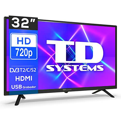 TD Systems - Televisores 32 Pulgadas Led, 3 años de garantía