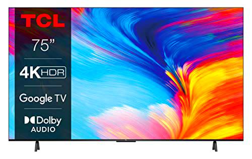 TCL 75P639 - Smart TV 75" con 4K HDR, Ultra HD, Google TV