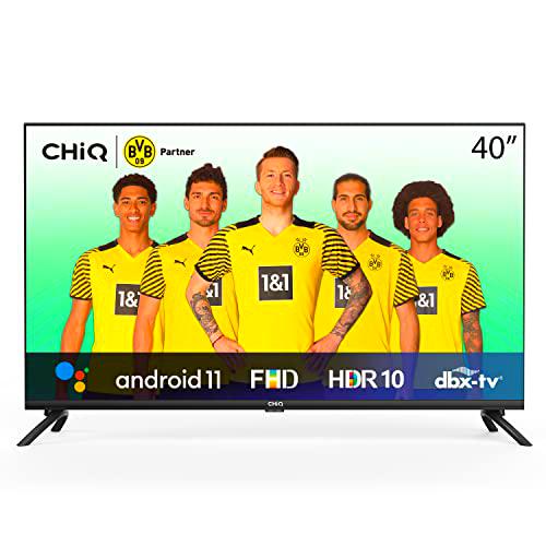 Televisores CHiQ - Smart TV LED 40 Pulgadas, Resolución FHD