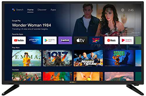 Hyundai Smart TV 32" HY-TVS32HD-006 - Televisor HD Android 9.0