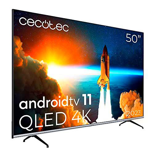 Cecotec Smart TV de 50" TV V1 Series VQU10050S. Televisores QLED