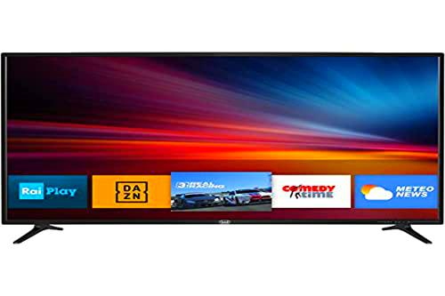 Trevi - Smart TV FHD 43" Receptor Digital DVBT-T2 10 bit y Satélite DVBS-S2 LTV 4301 Smart