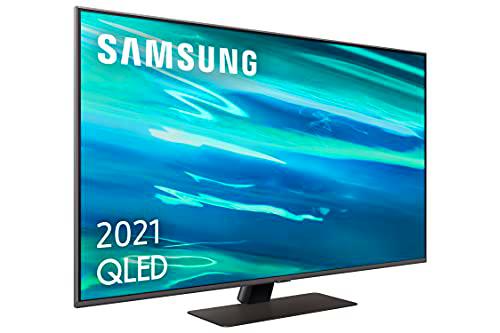 Samsung QLED 4K 2021 50Q80A - Smart TV de 50" con Resolución 4K UHD