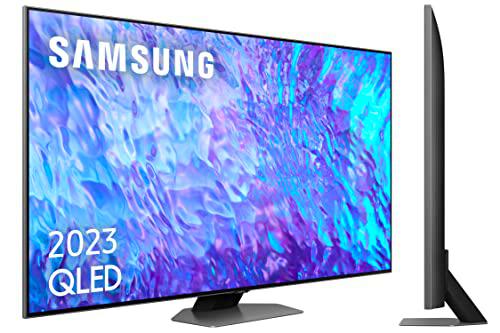 SAMSUNG TV QLED 4K 2023 55Q80C Smart T de 55" con Direct Full Array