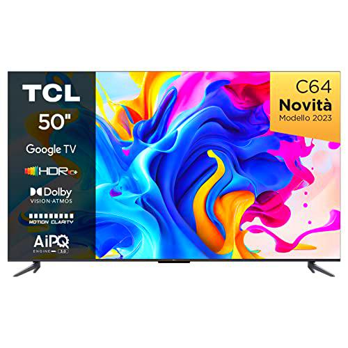 TCL 50" TV 50C641, QLED, UHD, HDR10+, 120 Hz Game Accelerator