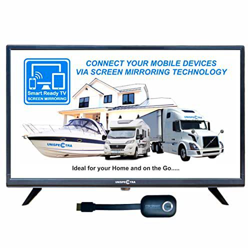 Unispectra ® 19 Pulgadas Smart Ready HD Televisión TV 12V / 230V TDT y Sat