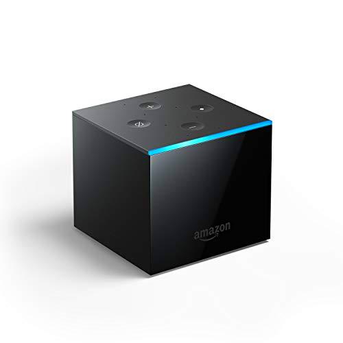 Fire TV Cube, Reacondicionado Certificado | Reproductor multimedia en streaming con control por voz a través de Alexa y Ultra HD 4K