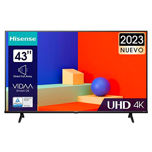 Hisense 43A6K UHD 4K,VIDAA Smart TV, 43 Pulgadas, Dolby Vision