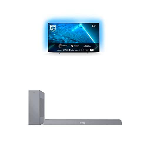 Philips 65OLED707/12 OLED UHD Android TV, 65" 4K, Smart TV con Ambilight 3 Lados