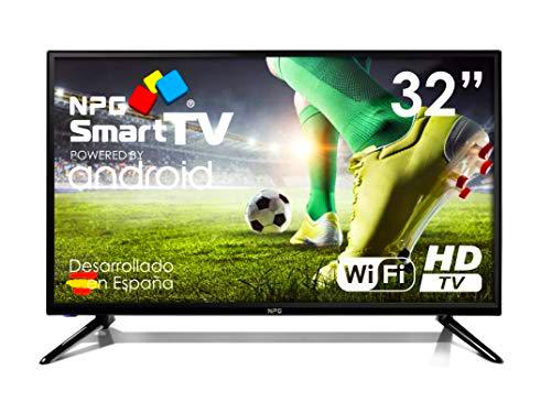 Televisor LED 32&quot; NPG Smart TV Android HD WiFi PVR DVB-T2 Quad Core