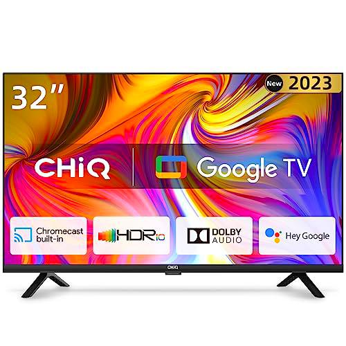 CHiQ L32H7G 32 Pulgadas TV, Smart TV, HD LED TV, Diseño sin Marco