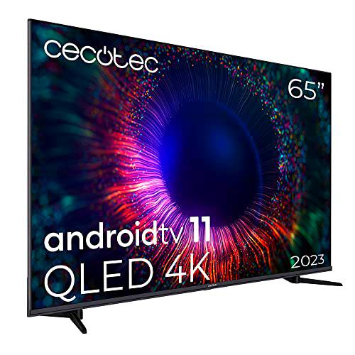 Cecotec Televisor QLED 65” Smart TV V1+ Series VQU11070+