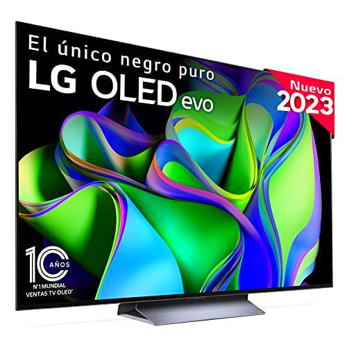 LG OLED77C34LA 77", 4K OLED EVO, Smart TV webOS23 + Barra de Sonido Inteligente SC9S con 400W de Potencia y 3.1.3 Canales