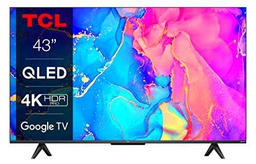 TCL 43C631 TV 43" 4K QLED STVAnd USB 2XHDMI
