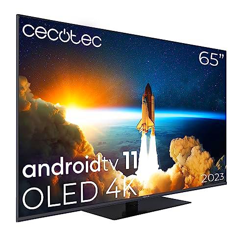 Cecotec Televisor QLED 65” Smart TV V1+ Series VQU11065Z+S