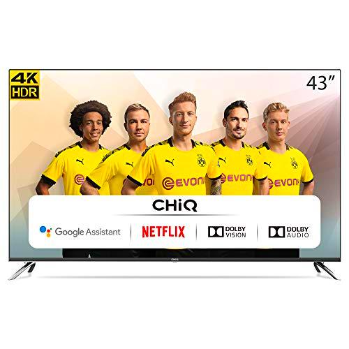 CHiQ Televisor Smart TV LED 43&quot;, Resolución 4K UHD