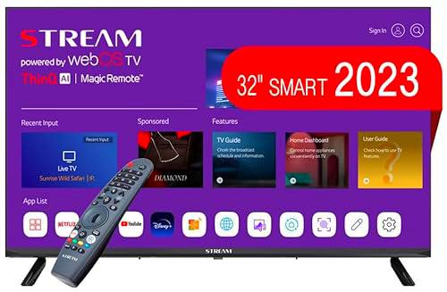 Stream System - WebOS TV Smart 32&quot;, HD Ready, LG Magic Remote