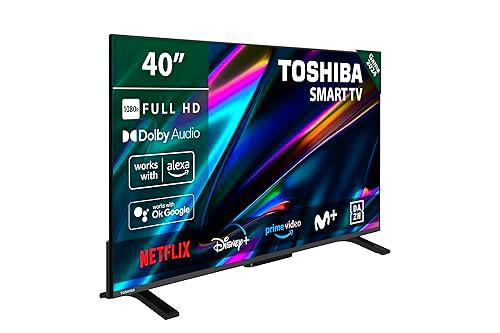 TOSHIBA 40LV2E63DG Smart TV de 40", con Resolución Full HD (1920 x 1080)