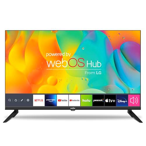 Cello 32" Smart TV LG WebOS HD Ready Televisión con Triple sintonizador S2 T2 FreeSat Bluetooth Disney+ Netflix Apple TV+ Prime Video Made in Europe