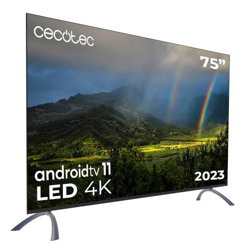 Cecotec Televisor QLED 75" Smart TV V2 Series VQU20075S